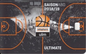 ratiopharm ulm - Dauerkarte 2018-2019 ratiopharm ulm - Dauerkarte 2018-2019
